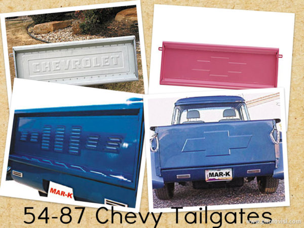 GMC/Chevy | Tailgates Chevy 1951 – 1959 Short and Longbed Stepsides